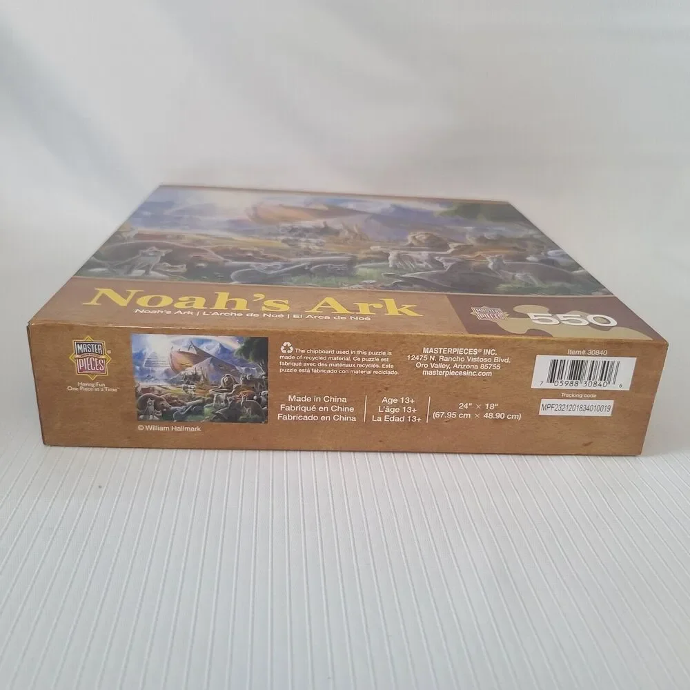 Noah’s Ark 550 Piece Puzzle Master Pieces Sealed
